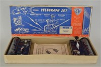 Vintage Elkay Mfg. Tri Signal Telegraph Toy Set