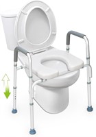 $90 Raised Toilet Seat with Handles