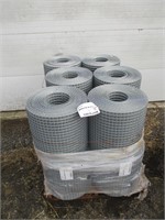 12 ROLLS OF NEW GALVINIZED WIRE