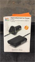 Front & Back Seat Car Charger