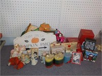 Candles, decorative items