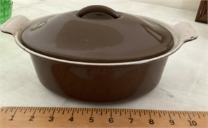 Enameled cast iron casserole