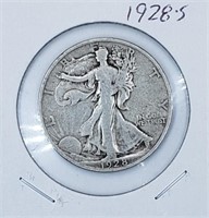 1928-S U.S. Silver Walking Liberty Half Dollar