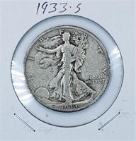 1933-S U.S. Silver Walking Liberty Half Dollar