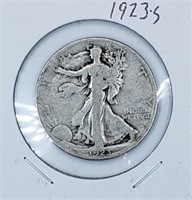 1923-S U.S. Silver Walking Liberty Half Dollar
