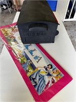 Disney princess picture and mailbox
