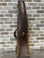 Vintage Leather Takedown Shotgun Hard Case