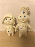Pillsbury Dough Man And Woman  1971-72