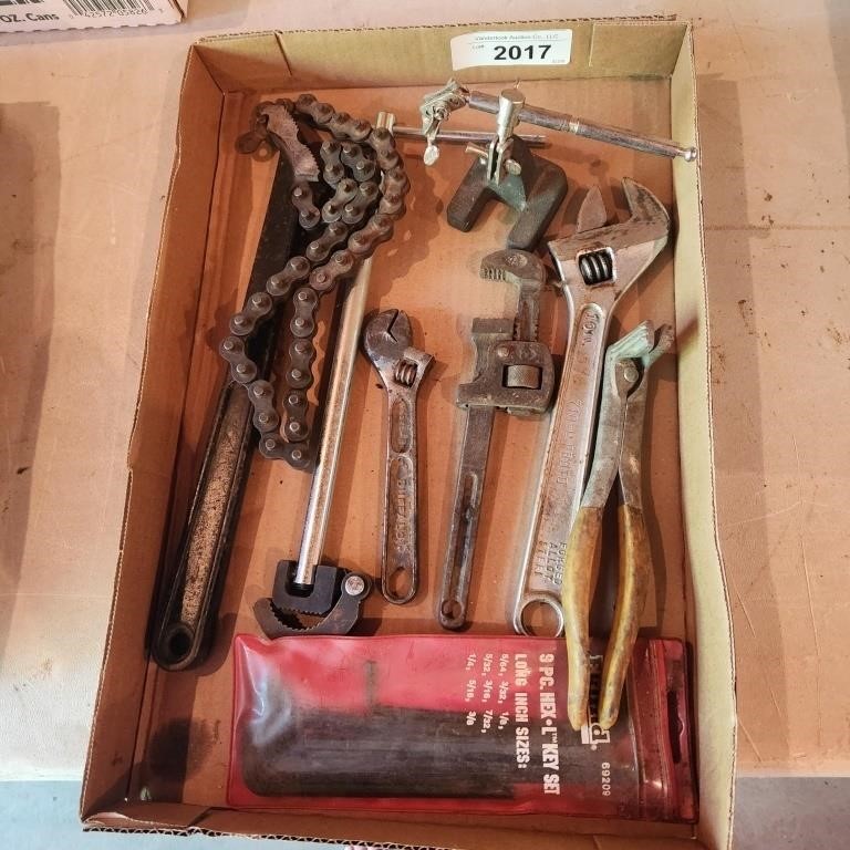 Pipe Wrench, Chain Wrench, Adj. Wrench & more