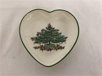 Spode Christmas Tree Heart Shaped Dish