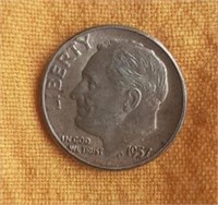 90% SILVER DIME 1957