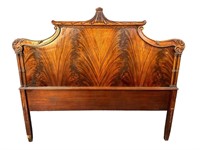 FLAMED MAHOGANY CHINESE CHIPPENDALE FULL SIZE