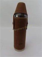 Mulholland Brothers Leather Field Flask - 7.25" T