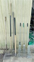 7 Yard Tools, Rakes, etc