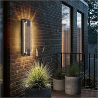 camuucci Dusk to Dawn Outdoor Light with Crystal