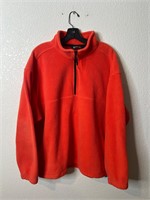 Y2K Eddie Bauer EbTech Orange Fleece Jacket
