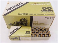 Federal Power Flite .22 Ammo Brick 500 Rds