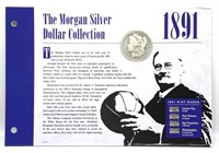 (Q) 1891 U.S. Morgan Silver Dollar