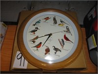 13" Bird clock