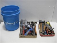 Walmart Bucket W/Assorted Tools