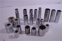 Assortment Of 1/2 " Drive Sockets