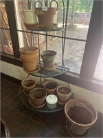 Terracotta pots (rack not included)