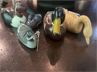 Wood carved ducks
One needs head glued