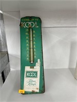 Vintage Kool Metal Thermometer approx 12in T