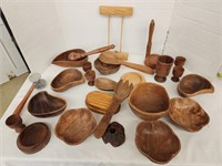 Assorted Wooden Dishes
