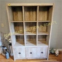 BOOKCASE/CUBICLE, ADJUSTABLE SHELVES, 49"X72"