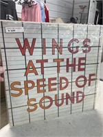 Wings at the speed of sound record