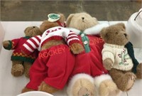 Holiday themed Boyds Bear lot