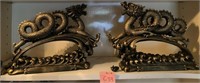 F - PAIR OF DRAGON FIGURES (AS IS) (C33)