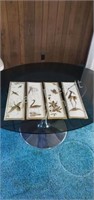 4 vintage gold medal decorative wall hangings