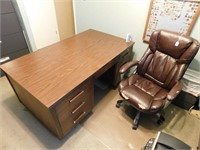 P729- Desk With Chair  Desk Measures 28"x60"x 34"