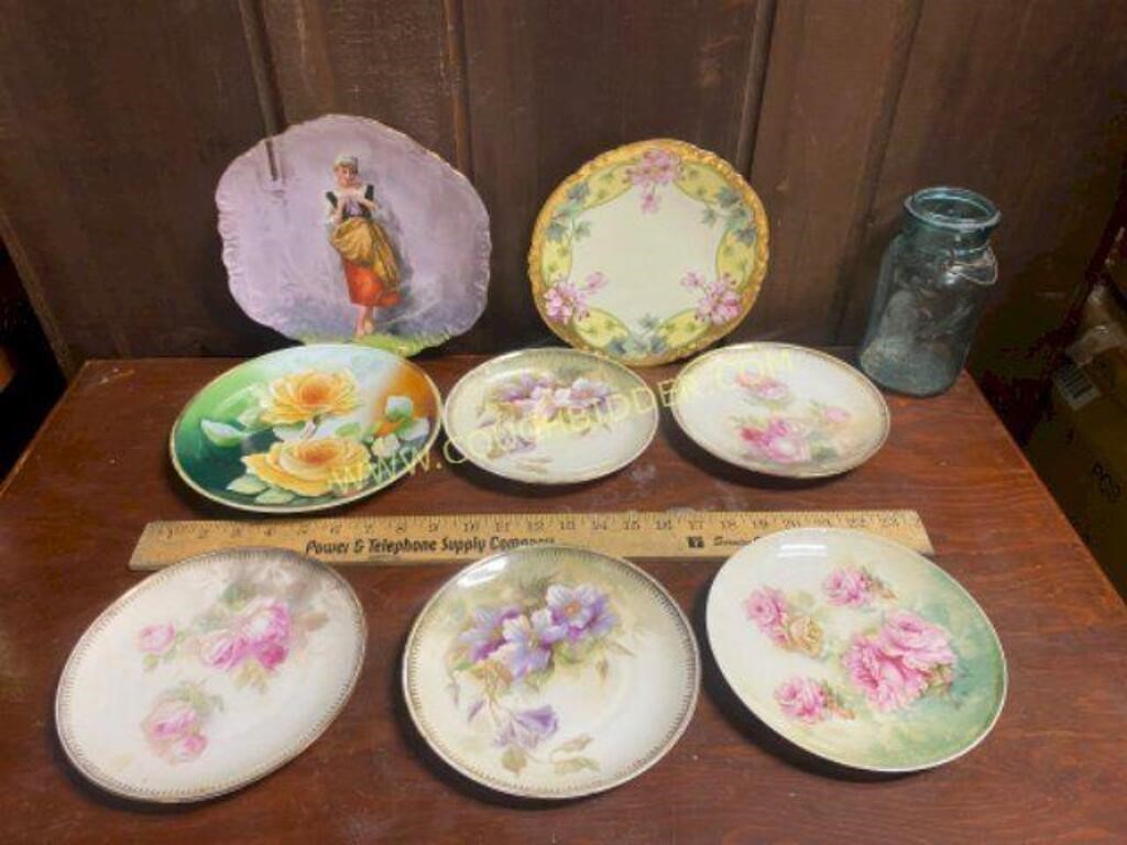 Hand Painted Stouffer Plate and Others