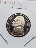 1994-S Proof Jefferson Nickel