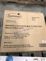 Indoor & Outdoor walk-thru gate, NIB