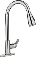 Pull Down Kitchen Sink Faucet, Brushed Nickel