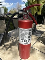 Full fire extinguisher