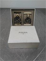 Fossil His & Hers Multifunction Watch 22mm & 18mm