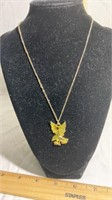 Eagle Necklace 14 kt Electro Gold Plated