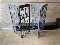 Wooden lattice shutters 48” tall