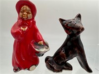 Red riding hood & wolf salt and pepper