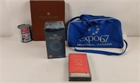 Expo 67: sac, VHS et passeport La terre des Hommes