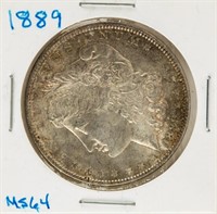 Coin 1889-P Morgan Silver Dollar-Ch. Unc.