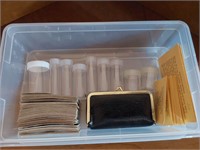 Coin Containers, Envelopes & More in Plastic Box