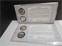 2- John Tyler $1 Coins