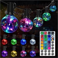 Ollny G40 30FT Outdoor String Lights, RGBW Color C