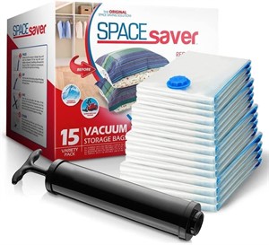 NEW $44 15PK Vacuum Storage Bags